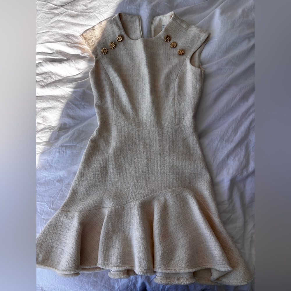 Sandro short tweed dress - size 34